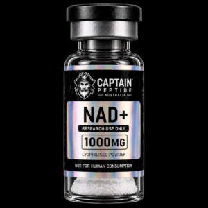 NAD+ (Nicotinamide Adenine Dinucleotide) – Research Grade | Captain Peptide Australia